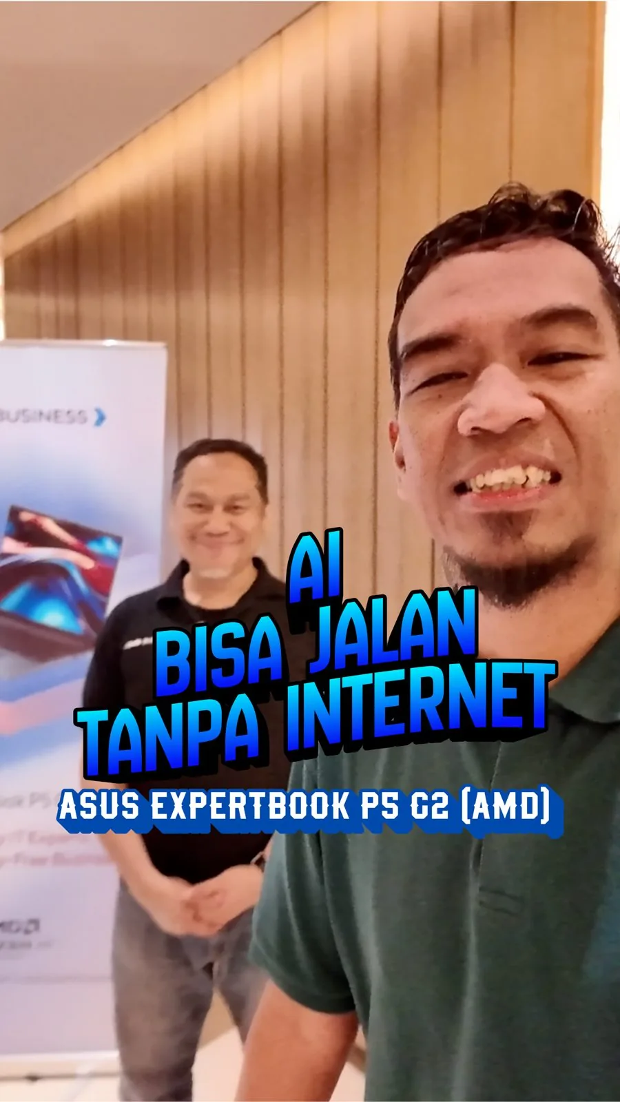 Video pendek ASUS ExpertBook P5 G2 AMD dari gathering Surabaya
